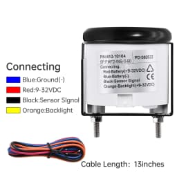Universal 2'' 52MM Fuel Level Gauge 0-90 ohm For 0-90 Ohm Liquid Level Sensor Marine Boat Car Track Fuel Level Meter Customized