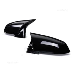 For Bmw 1 2 3 4 X Series Mirror cap F20 F21 F87 M2 F23 F30 F32 F36 X1 E84 Gloss Black Side Mirror Cover Cap Rearview -M4 Style