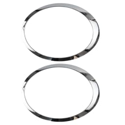 1 Pair Chrome Car Front Headlight Trim Bezel Ring Cover Decor Lamp Frame Kit For BMW Mini Cooper R55 R56 R57 R58 R59 2007-2015