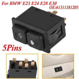 4Pcs Window Lifter Electric Power Control Button Window Switch 61311381205 For E23 E24 E28 E30 L6 M5 5 Pins For BMW