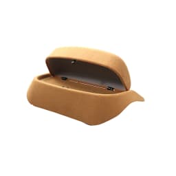 QHCP Car Sunglasses Holder Case Modified Suede Roof Handle Glasses Storage Box Auto Interior Accessories For 2018-2025 Lexus ES
