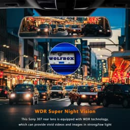 WOLFBOX Upgraded WDR Rear Camera for G840S / G930 / G850 / G900 / G910 / G850 PRO 1080P Waterproof AHD Car Rear View Camera