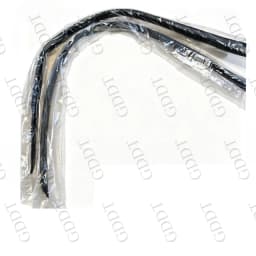 2 Pcs Front Outside Windshield Side Rubber for Ford Fiesta 2009-2014 Be8Z5403136A Protective Weatherstrip Outer Laminate 2010