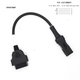 Motorcycle OBD2 Cable For Honda/Suzuki For YAMAHA For KYMCO For BMW For Ducadi For KTM Motorbike Diagnostics Connector Adapter