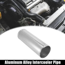 UXCELL OD 38mm 51mm 57mm 63mm 89mm Length 300mm Aluminum Alloy Tube Intercooler Pipe Straight Air Intake Tube for Car