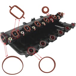 20x Car Parts Intake Inlet Manifold Gasket Diesel Kit For BMW X3 X5 Series M57 M57N E39 E46 E90 E83 E53 E70 E71 3.0d 11612246945