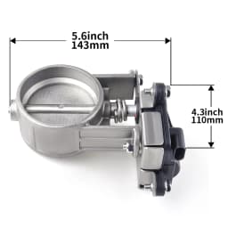 Electric exhaust control valve Electric Valve Unit with button control Excellent sealing Exhaust Control Valve