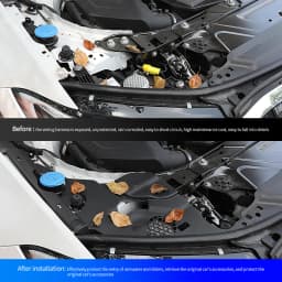 Car Engine Compartment Protective Cover For BMW 3 Series G20 2020-2025 Dustproof Headlight Modification Decoration Accessories