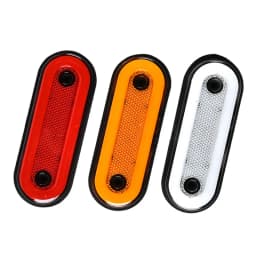 10pcs 12V-24V Truck Side Marker Light LED Trailer Lights Reflector Bus Van Clearance Lights For DAF truck For Isuzu