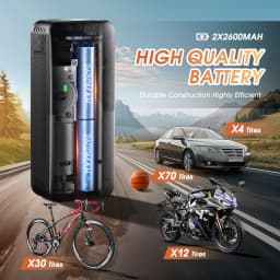 Car Inflation Pump Wireless Portable Electric Tire Inflator Air Pump Handheld Charging For Car Bicycle Motorcycle Air Compressor