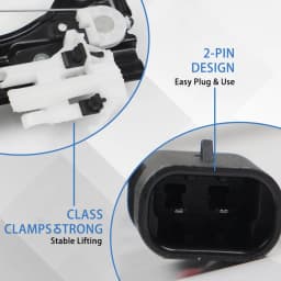 52060970 51876269 Black Car Window Front Left Driver Side 2pin Window Regulator Assembly With Motor For Fiat 500 1.4L 2012-2019