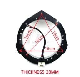 2pcs Car Speaker Pad Adapter Washer Stand Base Ring Sub Woofer Audio Mount 6.5 Inch Bass Horn Pad Special Plug for Ford Mazda