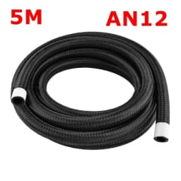 3M 5M 6M Oil Fuel Hose Oil Gas Line AN4 AN6 AN8 AN10 AN12 10FT Cooler Hose Line Nylon Stainless Steel Braided Pipe Tube in Stock