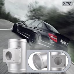 New 63/70/76mm Air Flow Sensor Mount Air Flow Meter Base For Mitsubishi ASX Lancer Air-Intake Meter Adapter 2.5" 2.75" 3" MAF010