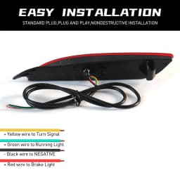 For Mazda CX5 CX-5 2022 2023 LED Rear Bumper Reflector Lights Auto Brake Warning Dynamic Turn Signal Lamps Car Accessories 12V