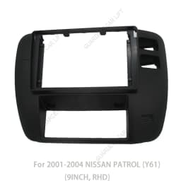 9INCH Car Radio Fascias For Nissan patrol Y61 1997-2006 Android GPS MP5 Stereo Player 2 Din Head Unit Panel Dash Frame Installat
