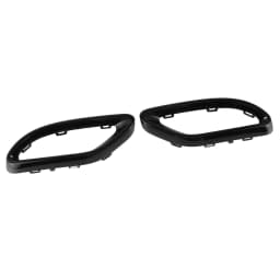 Gloss Black Exhaust Tip Cover Trims Replacement for Mercedes‑Benz A B C E GLC CLS‑Class W177 W247 W205 W213 X253 C257