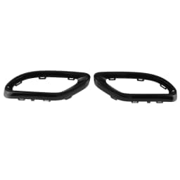 Gloss Black Exhaust Tip Cover Trims Replacement for Mercedes‑Benz A B C E GLC CLS‑Class W177 W247 W205 W213 X253 C257