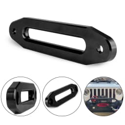 Universal 8000-15000 LBs Synthetic Mount Winch Rope 10 Inch 254MM Aluminum Hawse Fairlead For SUV ATV UTV Hawse Fairlead