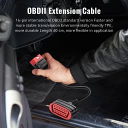 THINKCAR Extension Cable 16pin OBD2 Diagnostic Extender Cable for Thinkdiag BT200 THINKDAIG MINI THINKDRIVER MUCAR VO7S VO6 VO8