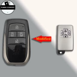 YINBO-Modified Smart Remote Key Shell 2/3/4Button (Board 5380) With Emergency Key Blade For Toyota Camry Grand Cruiser RVA4 Reiz
