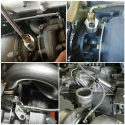 New Turbo Oil Feed Line Kit Universal Oil Return Line Kit Oil Drain Line Kit with 1/8 NPT, 90 ° 4 AN To 1/8 NPT Connector For