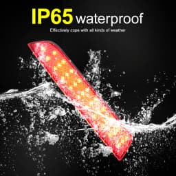 2Pcs Red LED Rear Bumper Reflector Lights Car Tail Lamps Brake Stop Light For Mercedes-Benz W447 Vito Tourer Dualiner V-Class