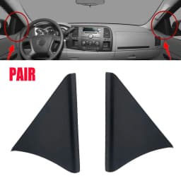 2pcs Car Side Interior Door Upper Trim Panel For SILVERADO AVALANCHE SIERRA 2007-2013 For TAHOE SUBURBAN For YUKON 2007-2014