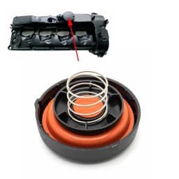 Car Engine PCV Valve Cover With Membrane A6510100830 For Mercedes For C-Class E-class GLK-class W204 ML 2.2L 6510100830 