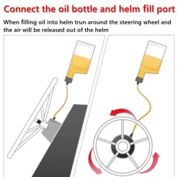 Bleed Kit Oil Filler Kit 2Pcs For Seastar Hydraulic Steering Systems Bridge Tube Hose Marine Boat Yacht Accessories Repair Tools