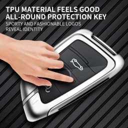 Zinc Alloy Car Key Case Cover for Bmw X1 X2 X3 X4 X5 X6 1 2 3 5 Series 2016 2017 2018 2019 2020 Key Holder Shell Accessories