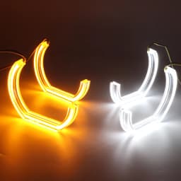 Switchback DTM Style Light LED Angel Eye Dual Color for BMW E36 3 Series with Euro headlights 1992-1998