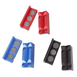 MUGE-Aluminum Magnetic Vise Jaw Protective Inserts Magnetized Line Separator Soft Jaw Insert For AN Fitting EM1043