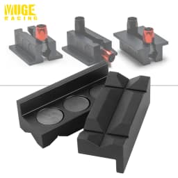 MUGE-Aluminum Magnetic Vise Jaw Protective Inserts Magnetized Line Separator Soft Jaw Insert For AN Fitting EM1043