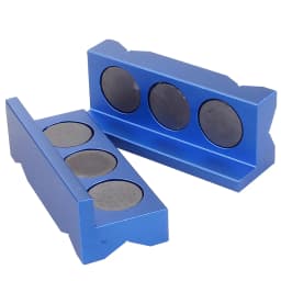 MUGE-Aluminum Magnetic Vise Jaw Protective Inserts Magnetized Line Separator Soft Jaw Insert For AN Fitting EM1043
