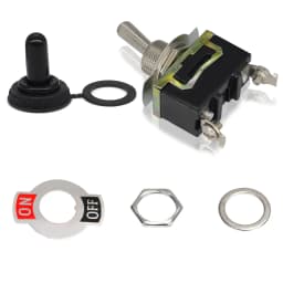 10pcs Rocker Toggle Switch 15A 250V ON/OFF SPST 2Pin Heavy Duty Car Boat With Waterproof Boot Cap Cover Light Lamp Accessories