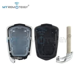 MYREMOTEKEY Smart Car Key Fob Shell Remote Case FCC HYQ2AB HYQ2EB for Cadillac Escalade ESV ATS CTS SRX XTS 3/4/5/6 Buttons