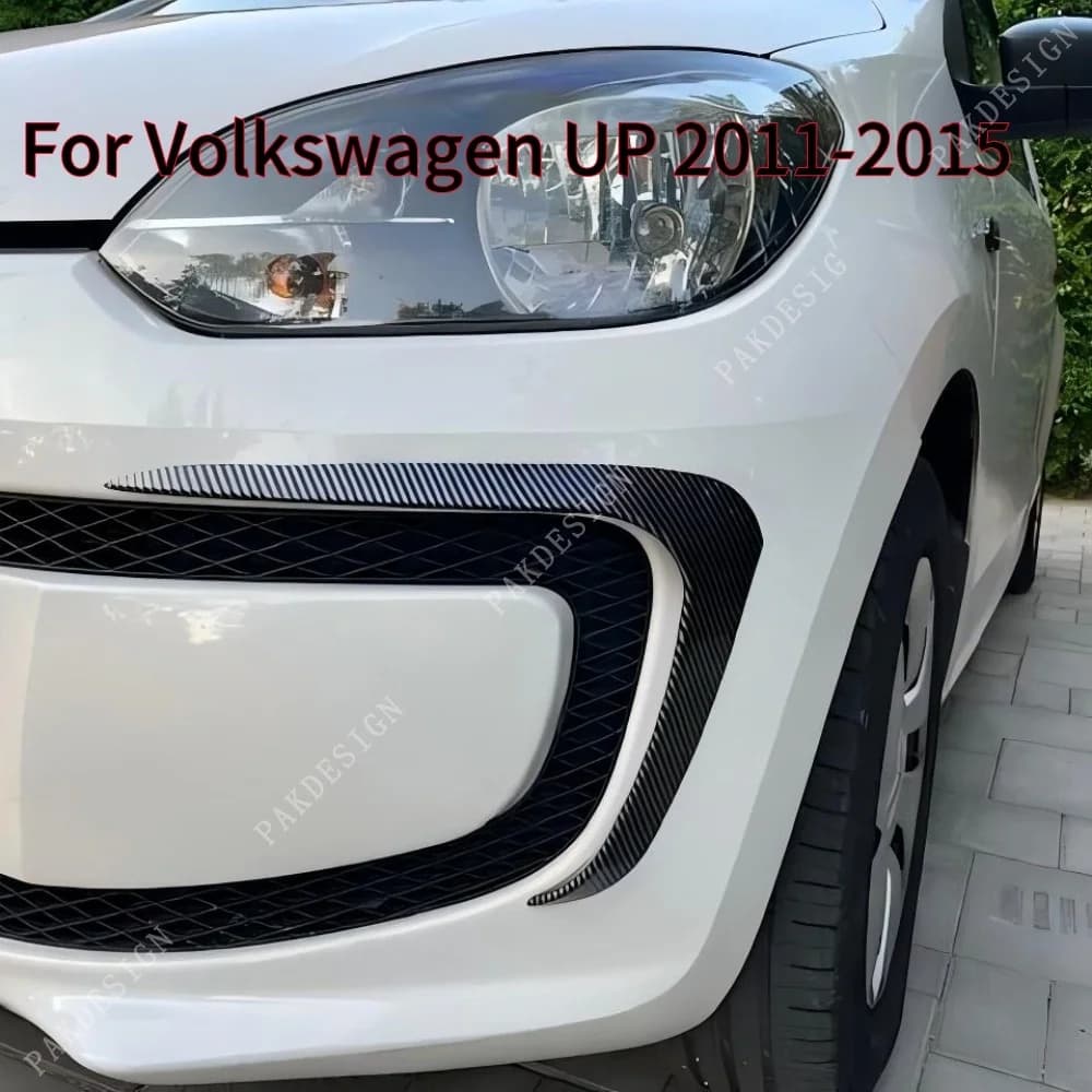Car Front Bumper Side Splitters Wind Knife Spoiler BodyKit Tuning ABS Modification for Volkswagen UP 2011-2015 Wind Knife Cover