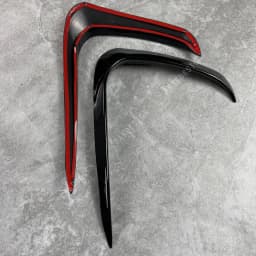 Car Front Bumper Side Splitters Wind Knife Spoiler BodyKit Tuning ABS Modification for Volkswagen UP 2011-2015 Wind Knife Cover
