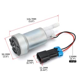WLR - E85 Compatible Racing High Performance internal 450LPH Fuel Pump For Nissan Skyline Subaru WRX F90000267 & Install Kit