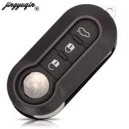 Jingyuqin 3Button 433Mhz Remote Key Dehilp Marelli System For Lancia Delta Musa Ypsilon Abarth 500 Punto id46 PCF7946 fob