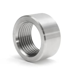 10X 304 M18 X 1.5 Stainless Steel Weld Bung Nut O2 Oxygen Sensor Thread Weld‑On Nut For Car Exhaust Muffler Pipe Replacement