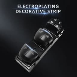 LED Power Window Switch Master Glass Lifter Closer Button For Nissan X-Trail T32 Juke Qashqai J11 Rogue 2018 Kicks P15
