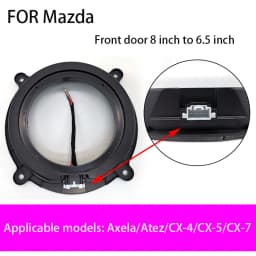 2pcs Audio Modification 6.5 Speaker Pad Washer Treble Bracket Adapter Mount for Mazda Atez Ankesaila CX-4 CX-5 CX7