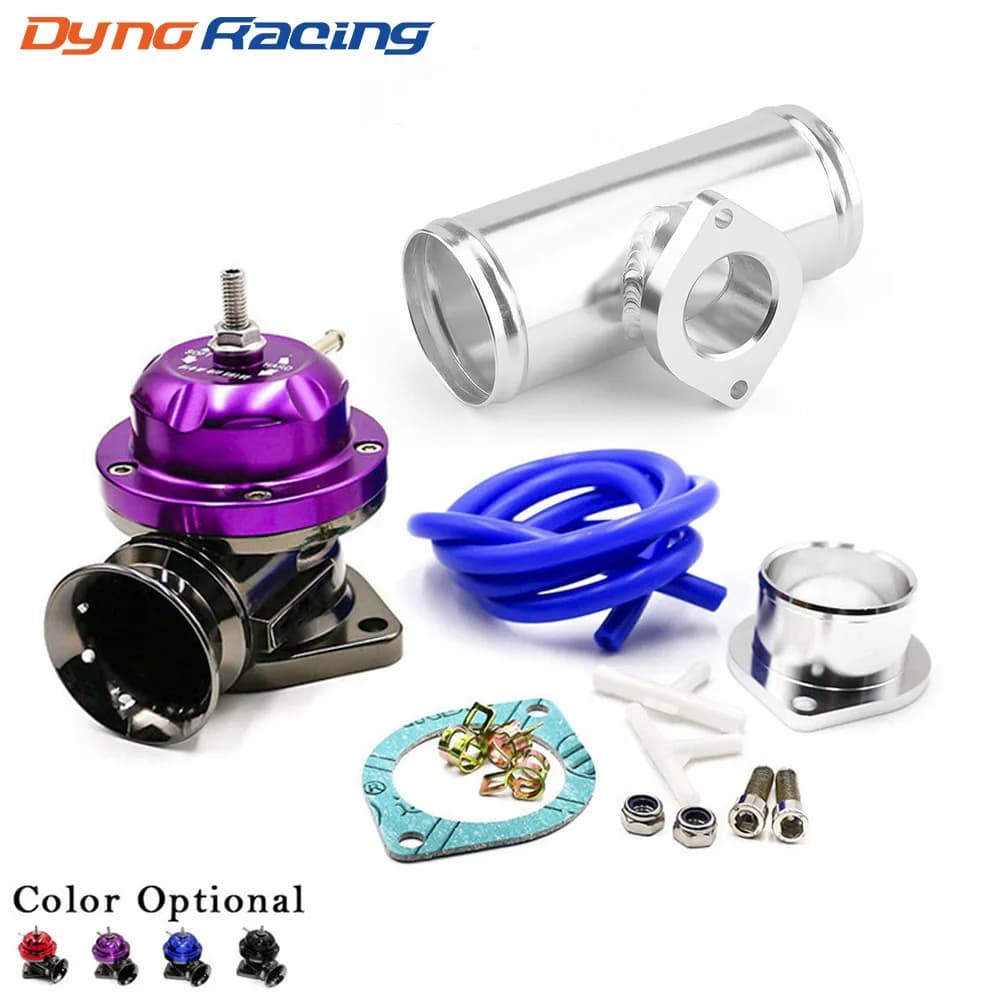 Type-RS Turbo Blow off Valve Adjustable 25psi BOV With 63mm or 76mm Flange Pipe For GD-RS FV RZ Blow Off Valve Adapter L=150mm
