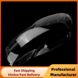 For Audi A4 B7 S4 RS4 2006 2007 2008 Front Headlight Lens Cover 1Pair Transparent Lampshade Clear Headlamp Cover Shell