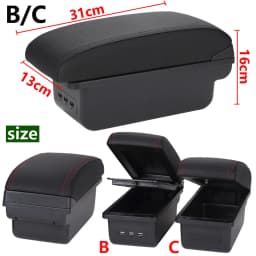 For Nissan Kicks Armrest Box Car Storage Box Interior Details Special Retrofit Parts Center Car Accessories Arm 2016-2021