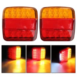 12V Taillight Turn Signal Indicator 26 LEDTail Light Car Number Plate Light Rear Reverse Brake Stop Lamp Trailer Truck Caravan
