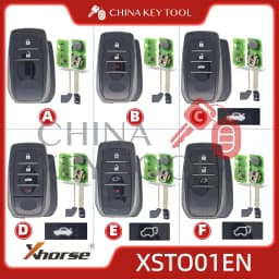 1PCS Xhorse XSTO01EN Global Version For Toyota XM38 Smart Key 4D 8A 4A All in One with Logo for VVDI Support Renew