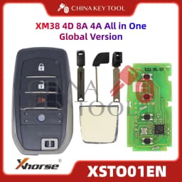 1PCS Xhorse XSTO01EN Global Version For Toyota XM38 Smart Key 4D 8A 4A All in One with Logo for VVDI Support Renew